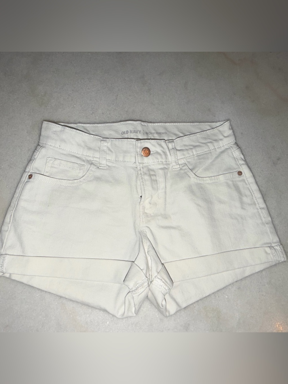 Old Navy Cuffed Boyfriend Denim Shorts Size 2